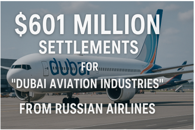$601 Million Settlements for "Dubai Aviation Industries" from Russian Airlines: A Landmark Victory in Global Aviation Leasing